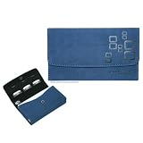Microsuede Wallet for Nintendo 3DS; Blue (NOV257340N04/04/1)