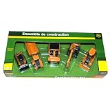John Deere 5 Piece 1:64 Scale Plastic and Die Cast Construction Vehicle Set - Small... by John Deere