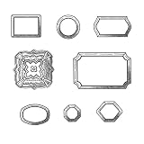 Lg Soap Mold 8 x9 8 Assorted Soap Bar Shapes