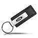 Ford Logo Black Leather Key Chain