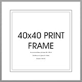 GB Eye  Art Print Frame, 40 x 40cm, Silver