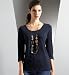 (Parent_T505000S) Autograph Weekend Pure Cotton Scoop Neck Top in Miscellaneous