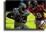 Completely Handpainted American Football Sport Painting, Custom Order FL1611, Oil on Canvas, with Option to Paint Jerry, Brett & Co. from Any Other Favorite Photograph or Picture, Unframed, Size 11" x 14" inch
