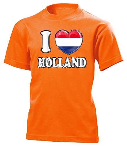 I LOVE HOLLAND FANSHIRT 4785(K-ORA) Gr.152