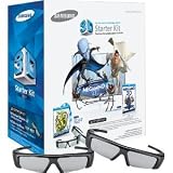 Samsung 3D Starter Kit - 2 pairs of Black 3D active glasses SSG-3100m za (compatible with 2011 3D Samaung TVs-D6400 - D490 series - LED - plasma model--full list TVs at Product Description)