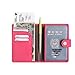 HAKACC RFID Blocking Passport Cover Compact Case Holder Wallet,Prevent Degaussing,Watermelon Red