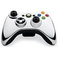 Xbox 360 Wireless Controller mit umschaltbarem D-Pad, chromsilber (Limited Edition)