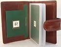 Small Brown Hide leather credit card holder from Prime Hide