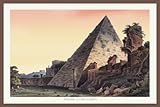 IMAGE OF Canvas Print, Pyramid of Caius Cestius - 12x18