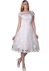 Tiered Applique Lace Belted Short Satin/Tulle Evening Dress/Bridesmaid Dress/Prom Dress/Party Dress  With a Sash 