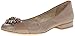 AK Anne Klein Women's Pebble Leather Ballet Flat