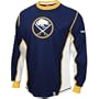Reebok Buffalo Sabres Navy Blue Downforce Constructed Long Sleeve Premium T-shirt (XX-Large)