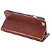 iPhone 6 Plus Case, LK [Stand Feature] iPhone 6 Plus Wallet Case, PU Leather Case Flip Cover + Screen Protector & Stylus for iPhone 6 Plus (Brown)