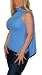Polo Ralph Lauren Black Label Womens Cashmere Sweater Turtleneck Wrap Scarf Blue Medium