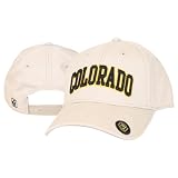 University of Colorado Buffaloes Adjustable Slouch Hat-Off White