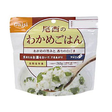 尾西食品 わかめご飯 100g 601-SE