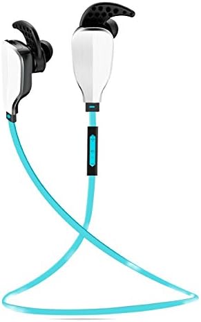 Bluetooth Headphones Wireless Sports 4.0 Bluetooth Headset Earbuds Ansion Lightweight HD Stereo Earphones Noise Cancelling Headphones W/Mic In-Ear Sweatproof Earpiece HandsFree for Smartphones-Blue
