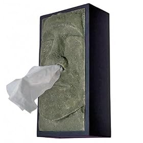 Tiki Head Tissue Box Cover