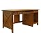 Country Style Kd Writing Desk In Antique Oak Finish