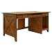 Country Style Kd Writing Desk In Antique Oak Finish