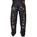 EVISU Jeans Genes Kabuto Daicock Mens Metallic Embroidery Dark Wash Denim Pants Jeans