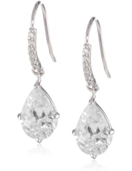 Sterling Silver Swarovski Cubic Zirconia Teardrop Earrings