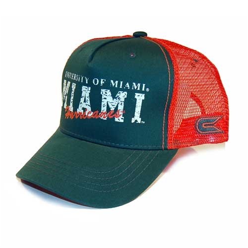 Buy Miami Hurricanes Colloseum Tagout Trucker Cap