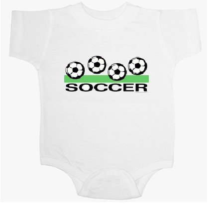 Soccer Balls - Sports and Games Baby Onesie