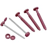 Alpha VNMTGKITBE Screws, Spikes and Caps Kit, Berry, 36-Piece