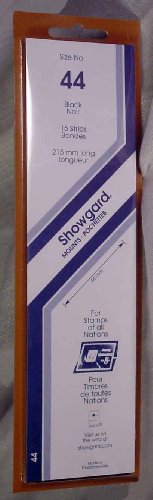 Showgard Strip Style Black Stamp Mounts Size 44