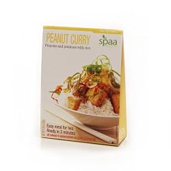 Spaa Peanut Curry, Peanuts Potatoes with Rice Meal, 11.64-Ounce Box (Pack of 12)