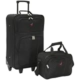 Susan G. Komen Luggage Support Collection 2 Piece Carry-On Luggage Set