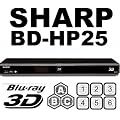 SHARP BD-HP25U 3D CODEFREE Blu-Ray Disc Player MultiZone Region Code Free DVD 012345678 PAL/NTSC Blu Ray Zone A/B/C. DivX XviD AVI and MKV Playback and Support. 100~240V 50/60Hz comes with EU & UK mains plugs (Free 2M HDMI Cable)