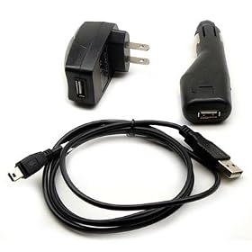 4 in 1 Charging Kits for T-MOBILE HTC G1 ANDROID PHONE (CAR/USB/AC/SYNC Cable)