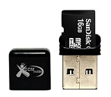 CCM® Nano USB 2.0 microSDHC Flash Memory USB Card Reader (Black)