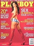 Playboy - Rachel Bilson, Queen of the Jungle Irish McCalla, Matthew McConaughey Interview, Tiffany Fallon on Cover (February, 2008)