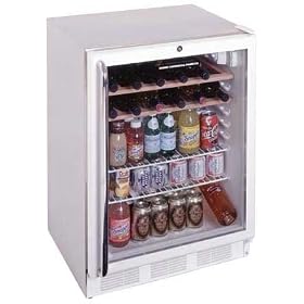 Summit Commercial Series SCR600LCSSRC 24 Beverage Center with 3 Flat Shelves, 2 Wine... by Freestanding Cabinets