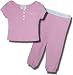Calvin Klein Pink Cotton Pajama Set for Infants