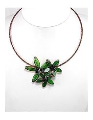Flower Choker Necklace In Zinc