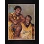 Kobe Bryant & Shaquille O'Neal (LA Lakers) Sports Poster Print - 16" X 20"