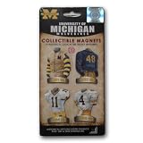 NCAA University of Michigan Uniform Magnet Set (Pack of 4)