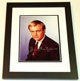 David McCallum Autographed/Hand Signed 8x10 Photo BLACK CUSTOM FRAME