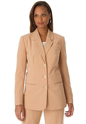 Jessica London Women's Nassau Notched-Collar Jacket