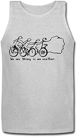 Guys Design Ride Together Tanktop Heather Gray S