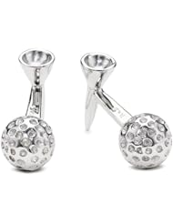 ROTENIER "Novelty" Sterling Silver Golf Ball and Tee Cufflinks