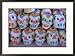 Day of the Dead, Sugar Skull Candy at Abastos Market, Oaxaca, Mexico Framed Photographic Poster Print by Judith Haden, 29x21