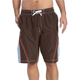 Speedo Men's Point Break Solid Spliced Volley Fashion Swimsuit