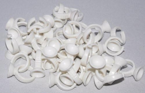 Alluring Disposable Glue Rings with Small Wells - Eyelash Extensions (QTY: 10)