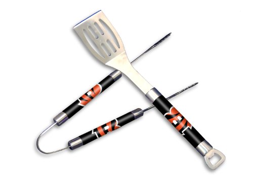 NFL Cincinnati Bengals Barbeque Tongs and Spatula Set