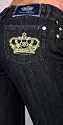 Rock and Republic Jeans Victoria Beckham London Crown in Gold